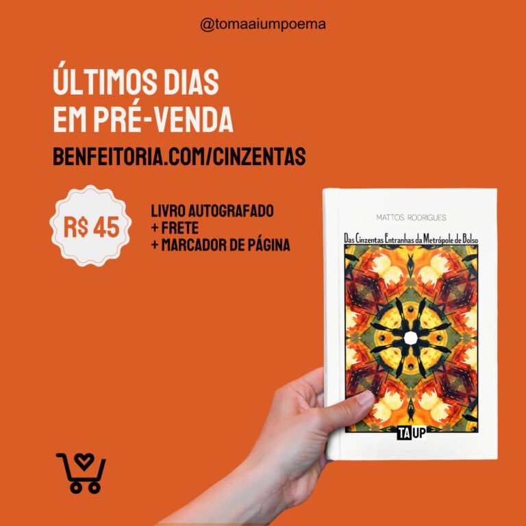 Livro Das cinzentas entranhas da metrópole de bolso de Mattos Rodrigues