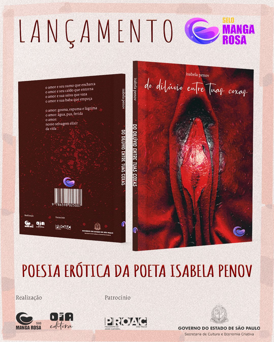 Lançamento Novo Livro De Poemas De Isabela Penov Propõe O Protagonismo Das Mulheres No Contexto 7495