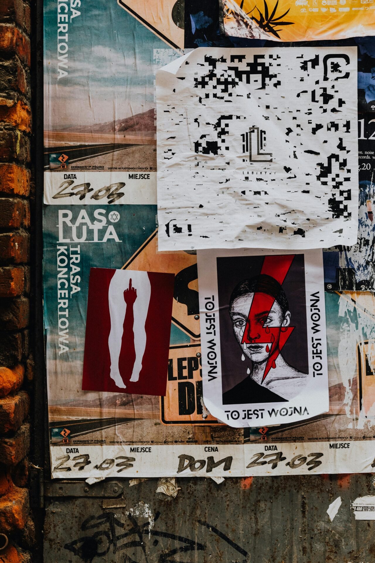 Photo by Photo By: Kaboompics.com: https://www.pexels.com/photo/pro-choice-protest-poster-stuck-on-a-wall-5841081/