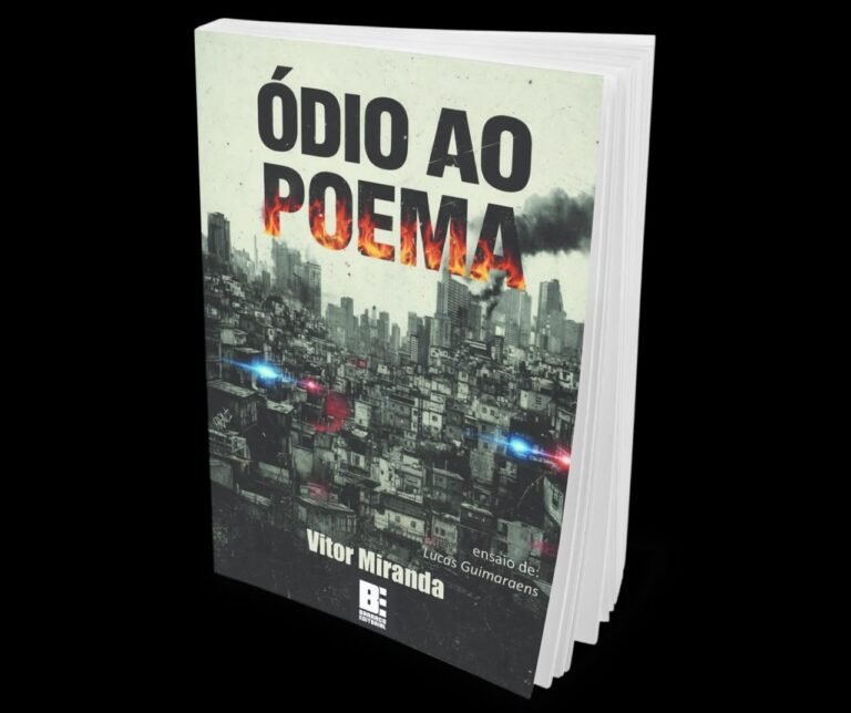 Vitor Miranda lança ÓDIO AO POEMA e transforma a própria poesia em personagem de uma crítica ao apagamento da vida literária